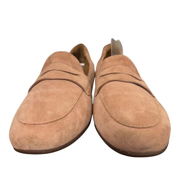 Clarks Unstructured Un Blush Go Womens Suede Penny Loafers Shoes Flats sz 8.5 - Picture 7 of 16